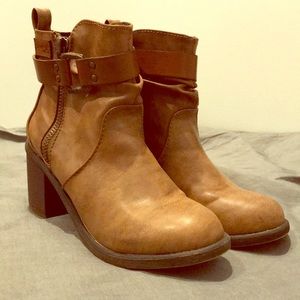Blowfish brown ankle boots size 7